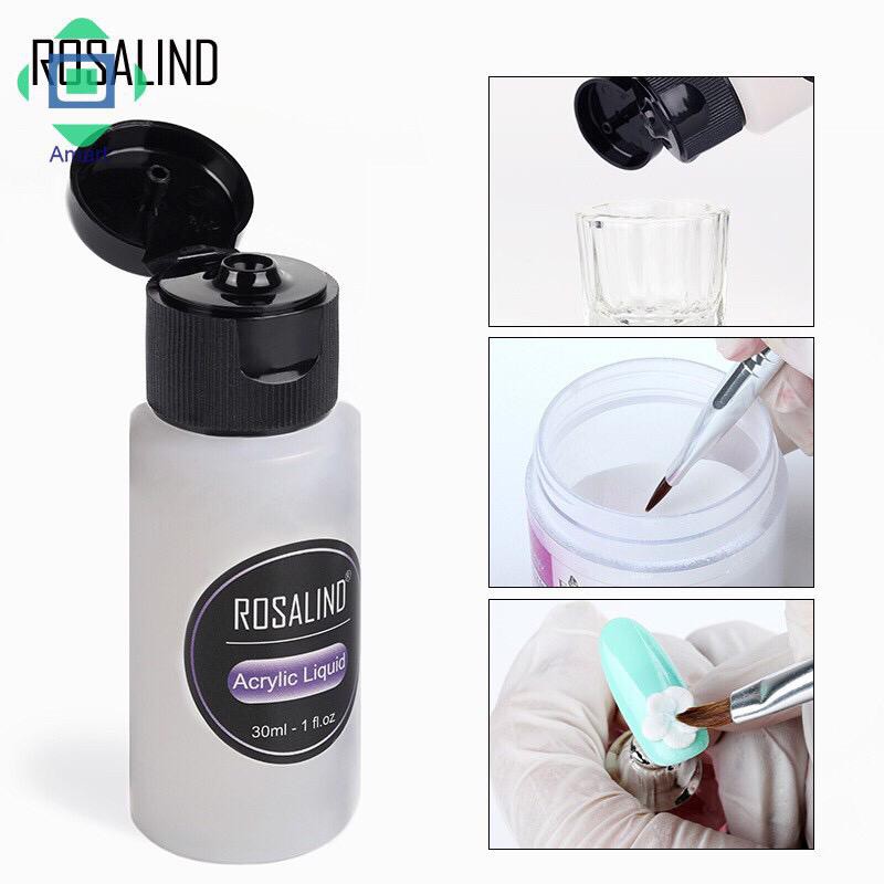 Rosalind Acrylic Bubuk dan Liquid monomer acrylic monoomer acrylic nail / cairan akrilik rosalind