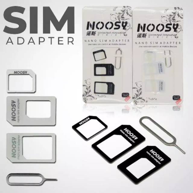 Adapter Sim Noosy Tusuk Jarum Hp 1set