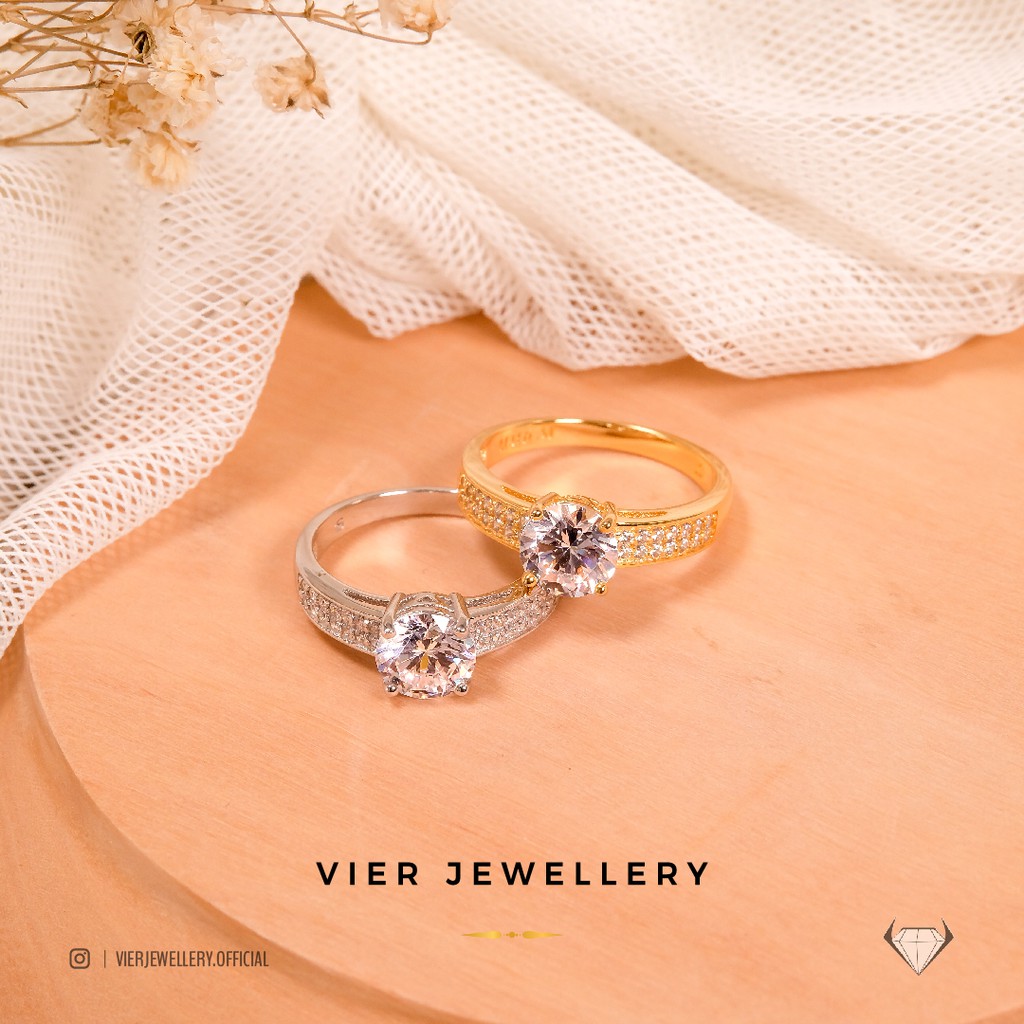 Vier Jewellery Wynn Edition Ring 3581 , cincin replika berlian crystal zirconia