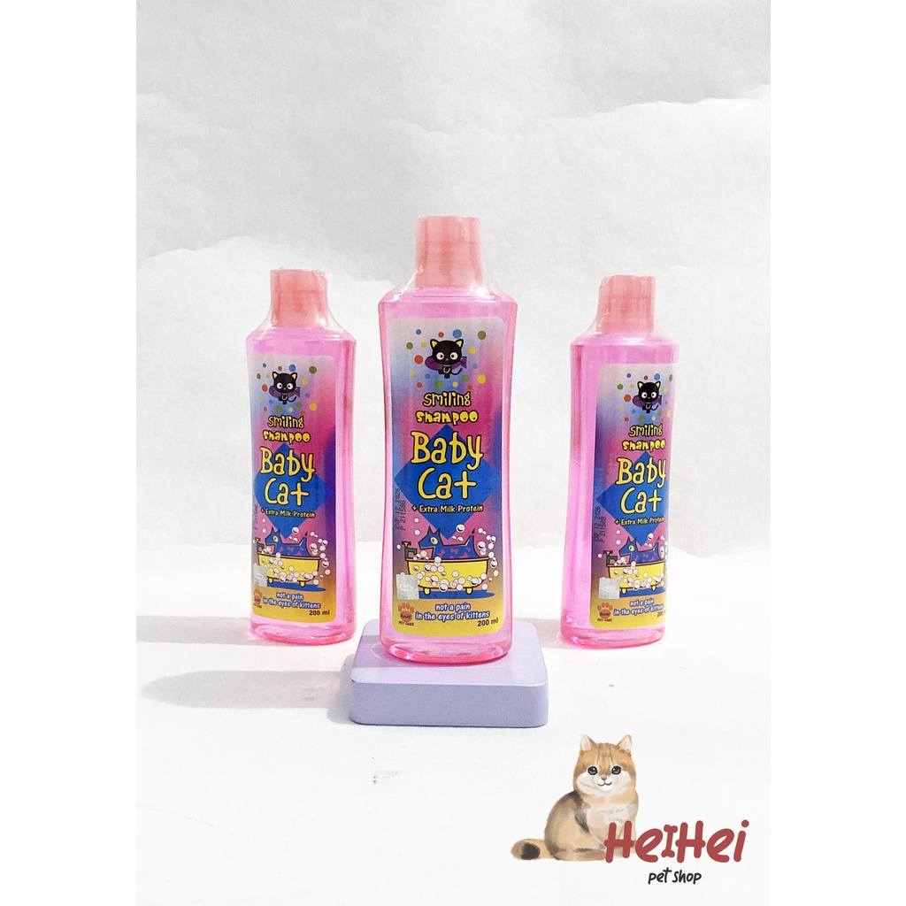 Raid All Smiling Shampoo Kitten 200 ml - Shampo Anak Kucing Kitten Termurah