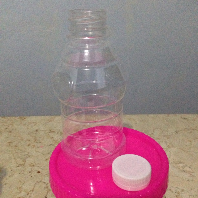 Botol plastik bulat persegi 250 ML