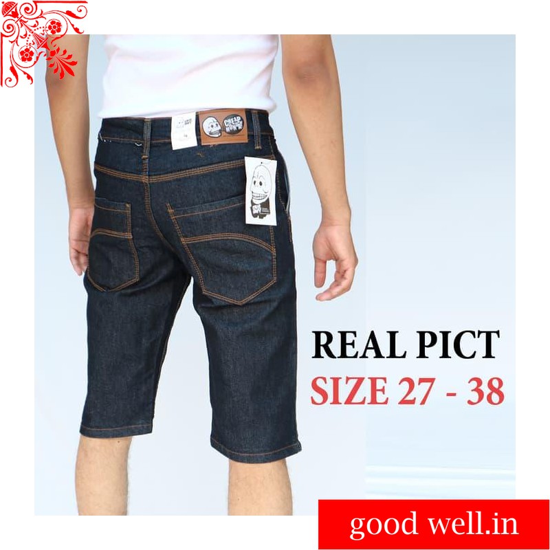 CELANA JEANS LEVIS PRIA PENDEK DENIM STRETCH SIZE 27 - 38