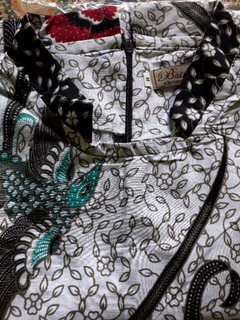 Terlaris Serut Genes Jelita Tunic Navbor Yelbor Whitbor Creambor Tunik Batik Modern Hrb030 Dolbi Dob