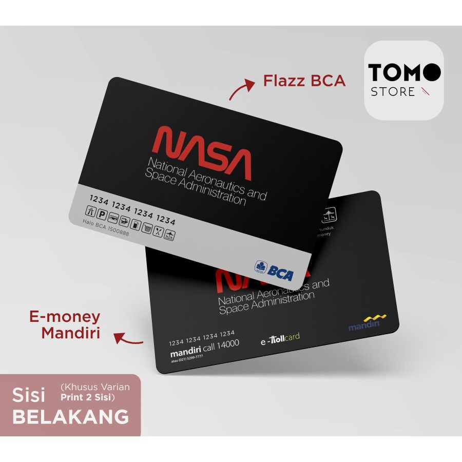 Space Ticket - Uang Elektronik Kartu Flazz BCA Gen 2 / Emoney E-money Etoll E-toll Mandiri / BRI Brizzi / BNI Tapcash