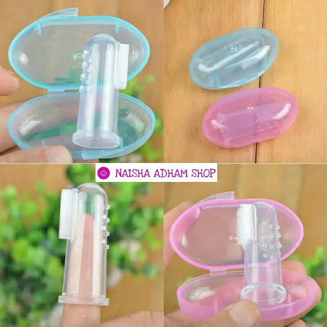 Sikat Gigi Jari Bayi / Finger Tooth Brush / Sikat Gigi Bayi Silikon