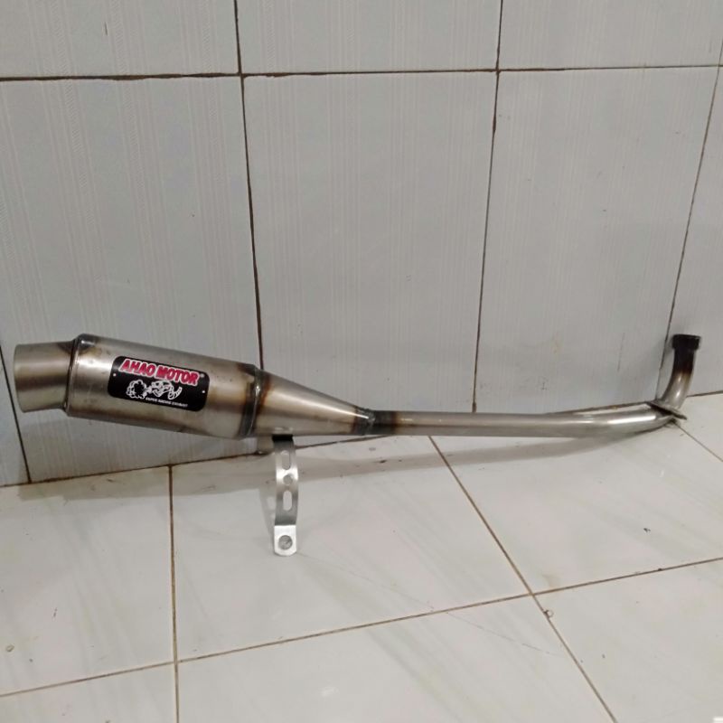 knalpot racing ahau supra jupiter revo kharisma