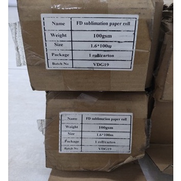 

Kertas Sublim Ukuran 100gsm 1.6mm * 100m Roll