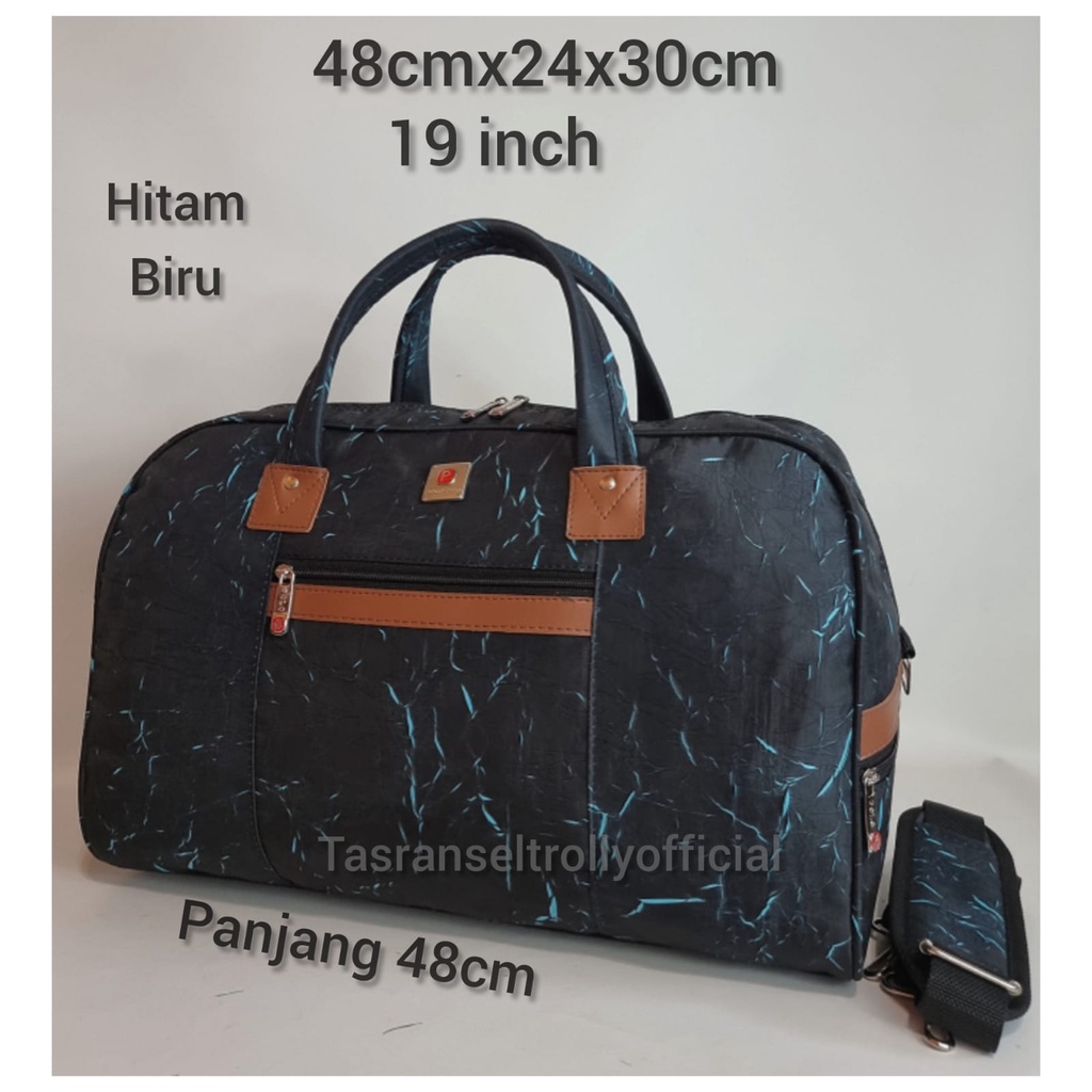 Tas Pakaian Travel Bag Polo Interclub 48cmx24x30 medium size original