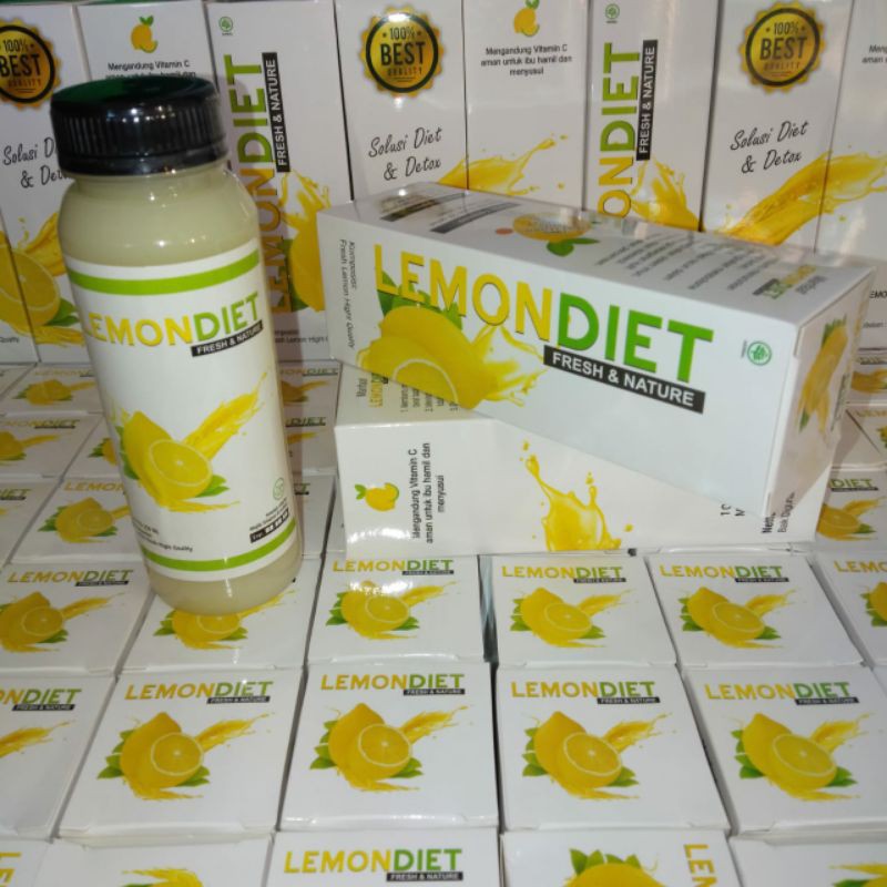 LEMON DIET 100% perasaan lemon solusi diet dan detox