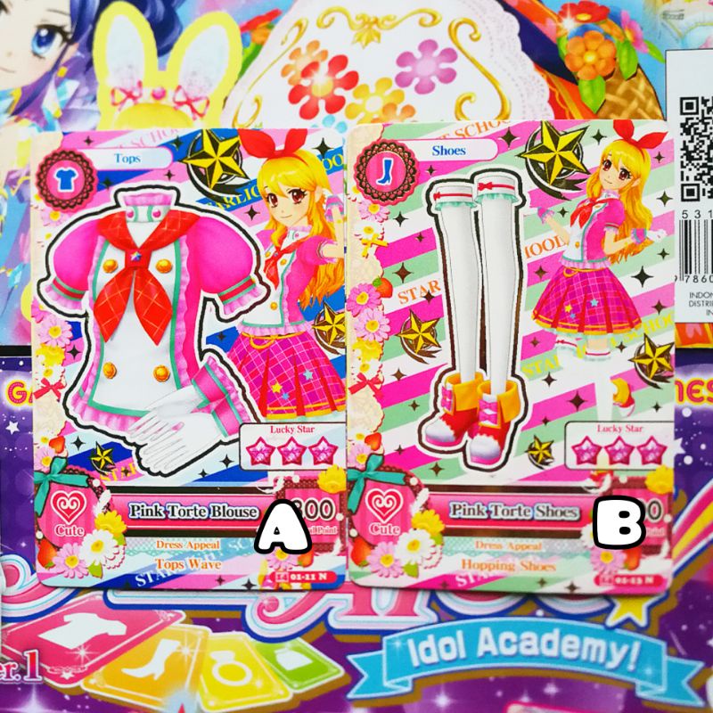 Kartu Aikatsu Normal Asli Murah Pink Torte Ichigo