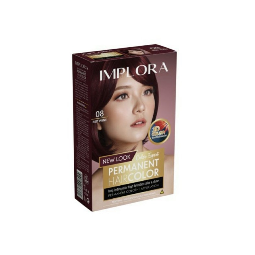 IMPLORA HAIR COLOR RED WINE