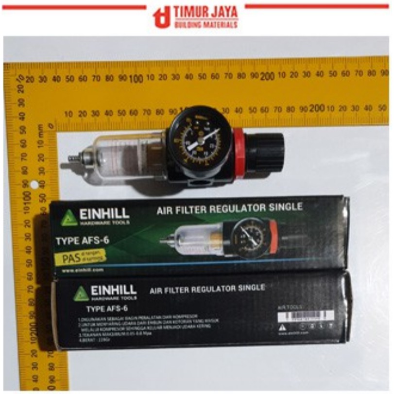 Mollar 1/4 Inch Single Air Filter Regulator Filter Udara Kompresor Udara Regulator Pengatur Tekanan