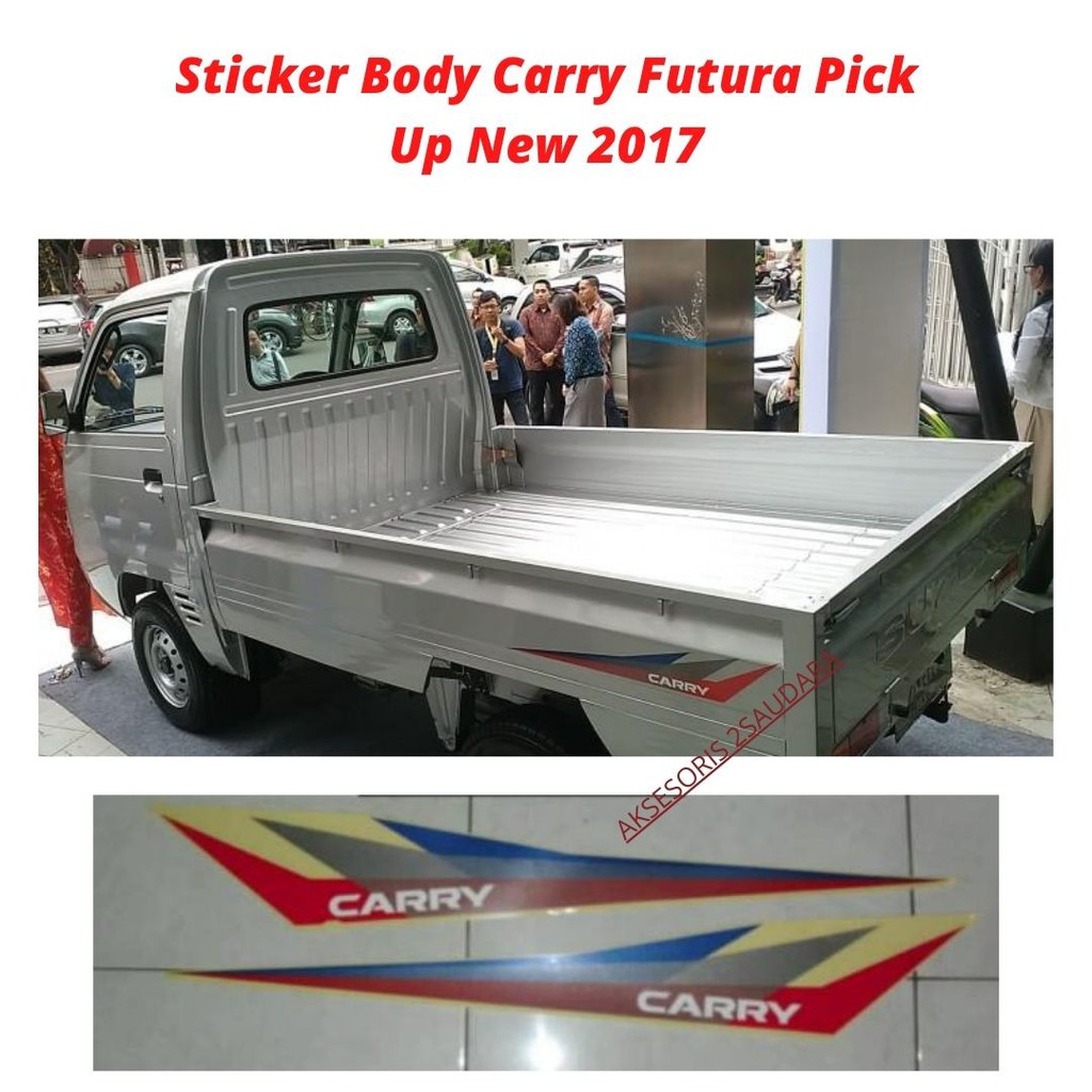 Striping Sticker Lis Mobil Suzuki Carry Pick Up 2017 Original