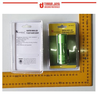 NANKAI LAMPU Senter Tangan Mini 9 FLASHLIGHT LED tekiro