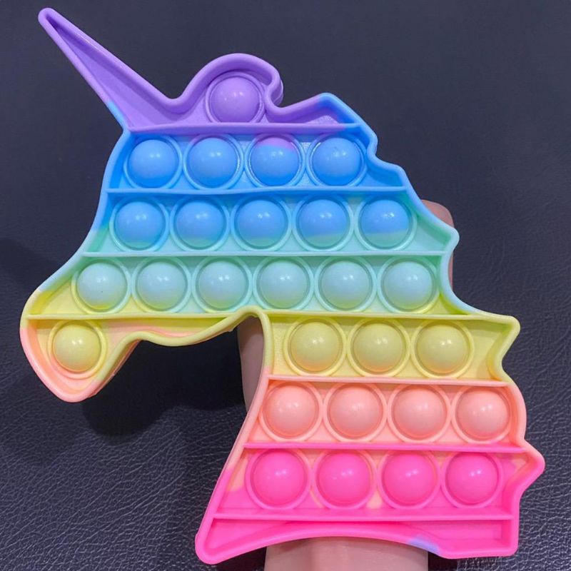 POP IT PASTEL UNICORN / popits bintang lucu meteor murah rainbow-1