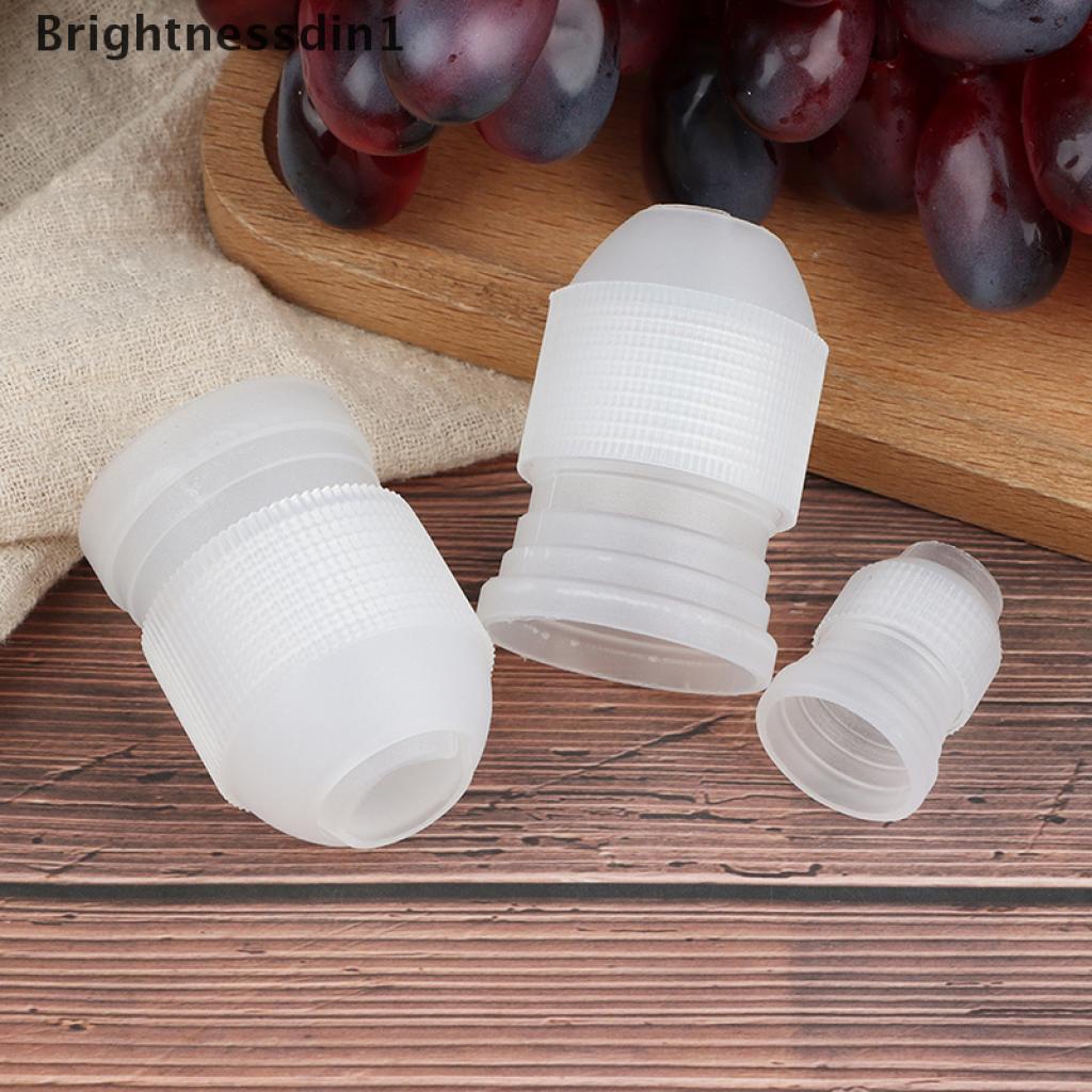 [Brightnessdin1] Small Middle Large Coupler Adaptor Icing Piping Nozzle Bag Cake Pastry Decor #