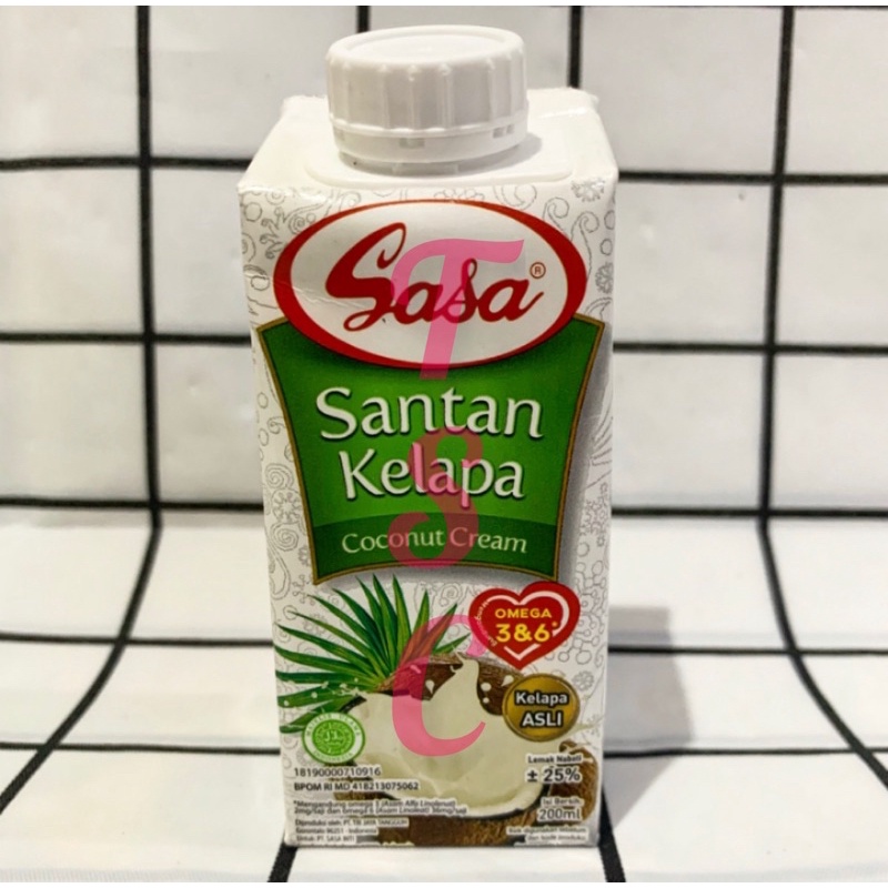 

Santan Sasa Santan Kelapa / Cair / Sasa Coconut Cream 200ml