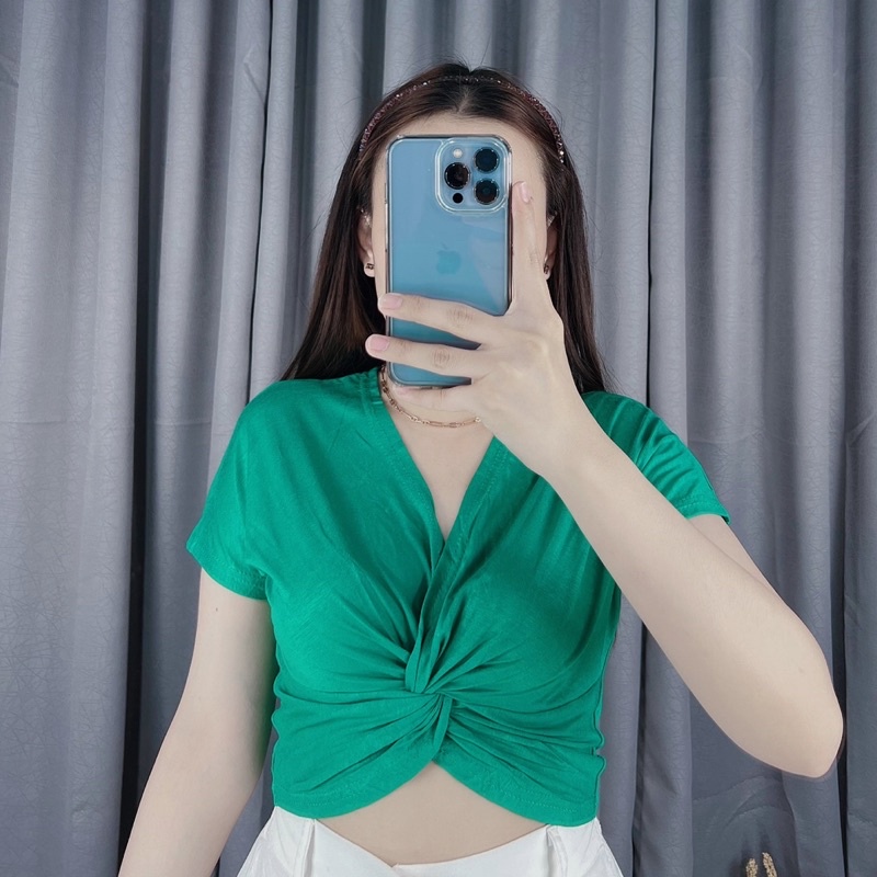 Crop top Cross / Crop top silang / Crop top pita 1659