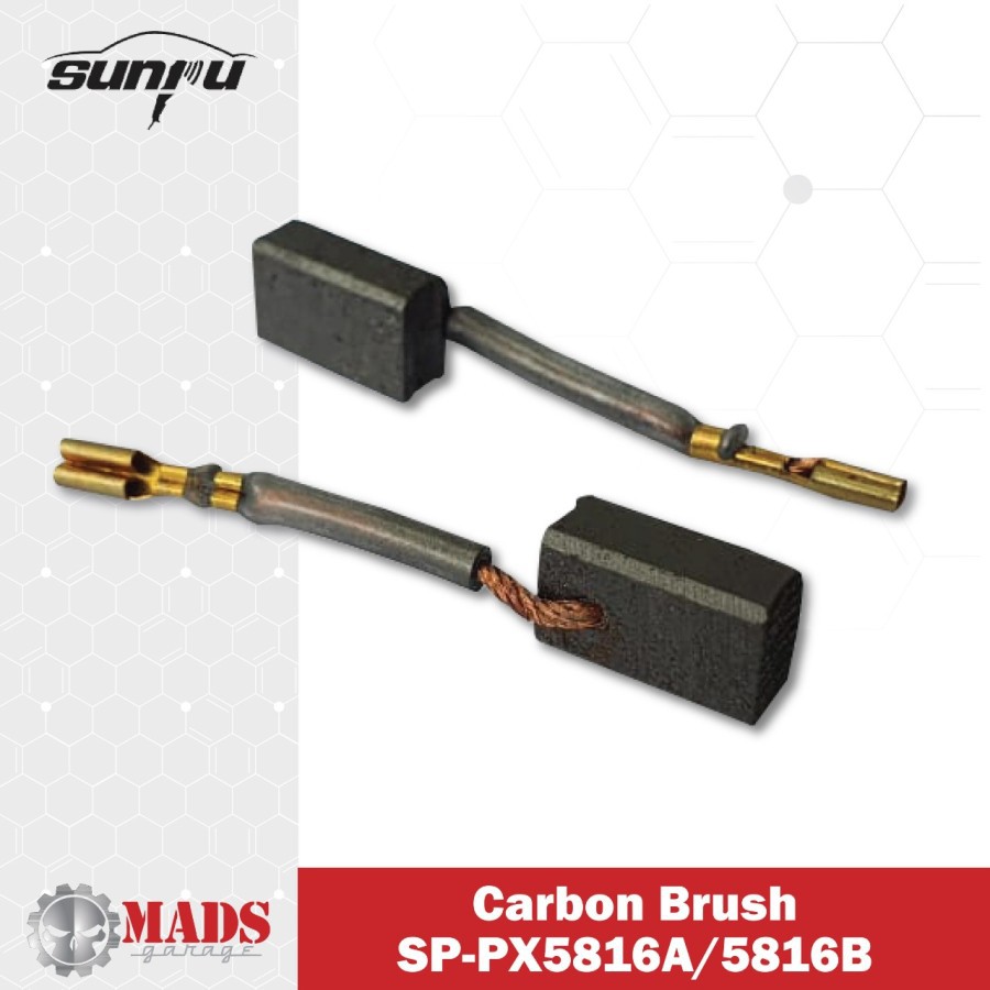 Carbon Brush Mesin Poles/Polisher Dual Action Sunpu SP-PX5816A / 5816B
