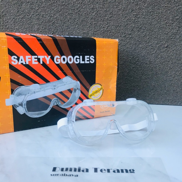 CAMEL Kacamata Kerja Bening - Googles Anti Fog - Kacamata Grinda Safety Google Welding Glasses