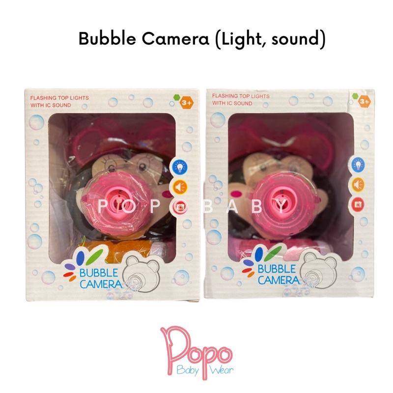 Bubble Camera/ Mainan Kamera Gelembung (Minnie mouse/FREE BUBBLEWRAP)