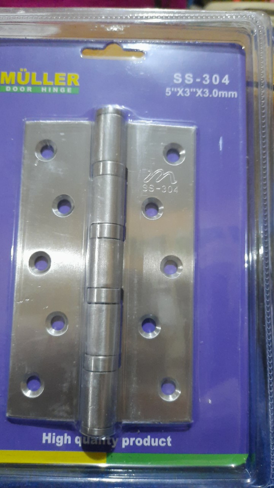 Engsel Pintu / Engsel Jendela 5 Inch / 5 Stainless Steel Ss-304 ( Sus 304 ) Muller
