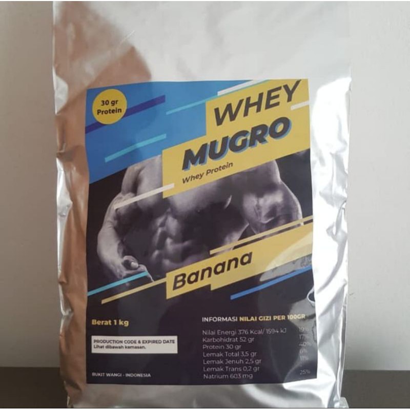 Whey protein concentrate 1 kg banana