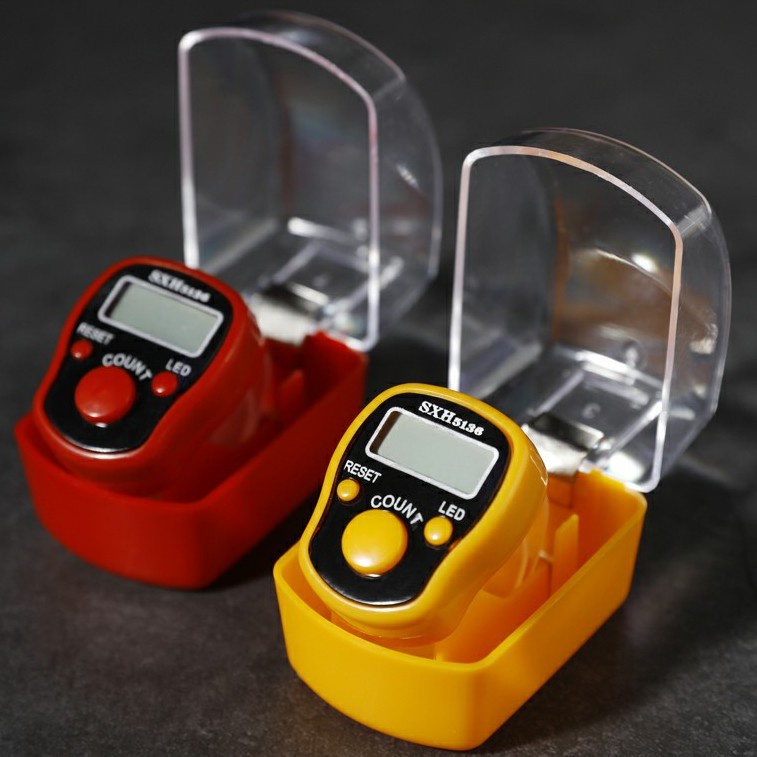 ☛TK☚ R487 Tasbih Digital LED / Tally Counter LED Lampu Free Kotak Dzikir Digital Counter Box Mika Miniatur Arab Sholat / Digital Counter LED