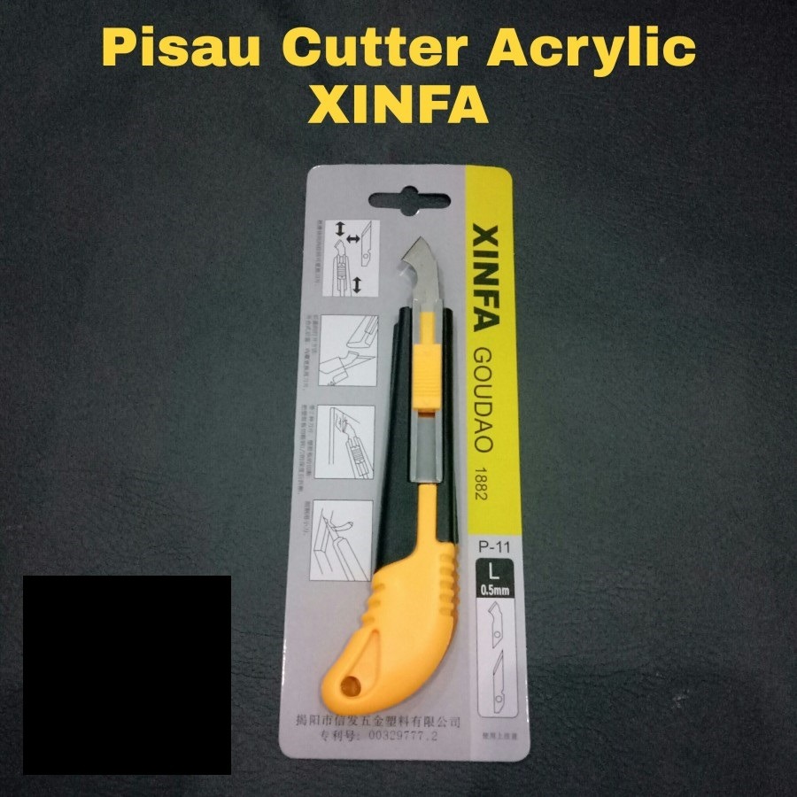 XINFA Cutter Pisau Alat Pemotong Acrylic Akrilik Mika Plastic Plastik