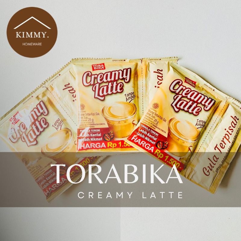 

TORABIKA CREAMY LATTE 1 SACHET 25 GRAM / KOPI SUSU / KOPI CREAMY / KOPI MAYORA / KOPI TORABIKA