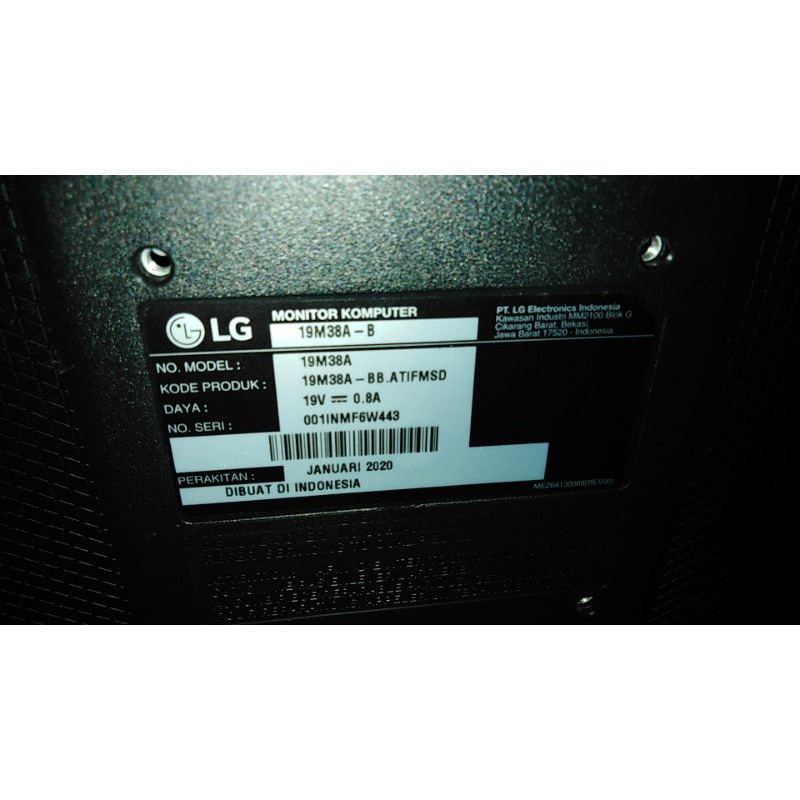 MONITOR LG 19 INC