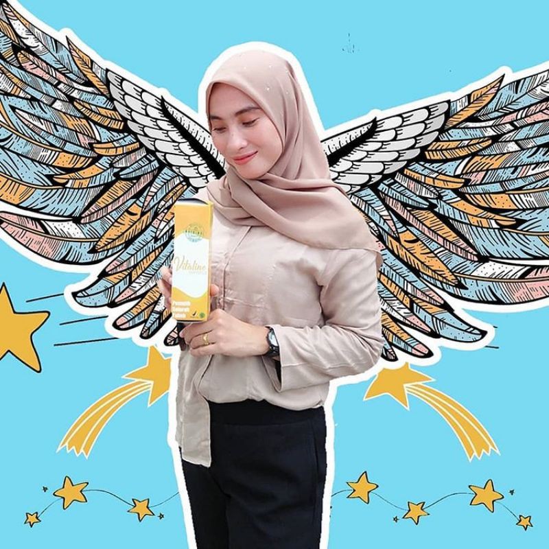 TERLARIS VITAGEL VITALINE SUPLEMEN PEMUTIH BADAN HERBAL |