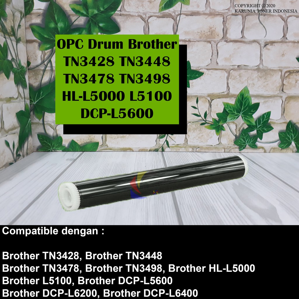 OPC Drum Printer Brother TN3428 TN3448 TN3478 TN3498 HL-L5000 L5100 DCP-L5600