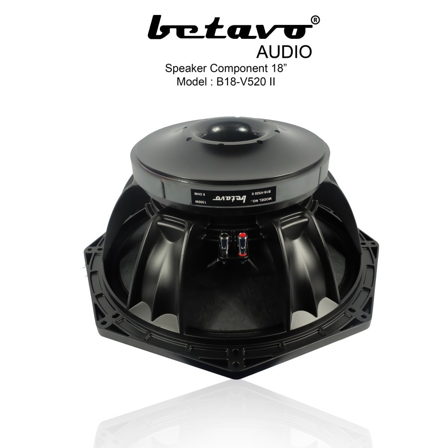 SPEAKER COMPONENT 18 BETAVO B18-V520 II PROFESIONAL AUDIO PRO