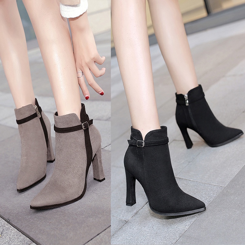 HS / Sepatu Boots Wanita Fashion Import 255