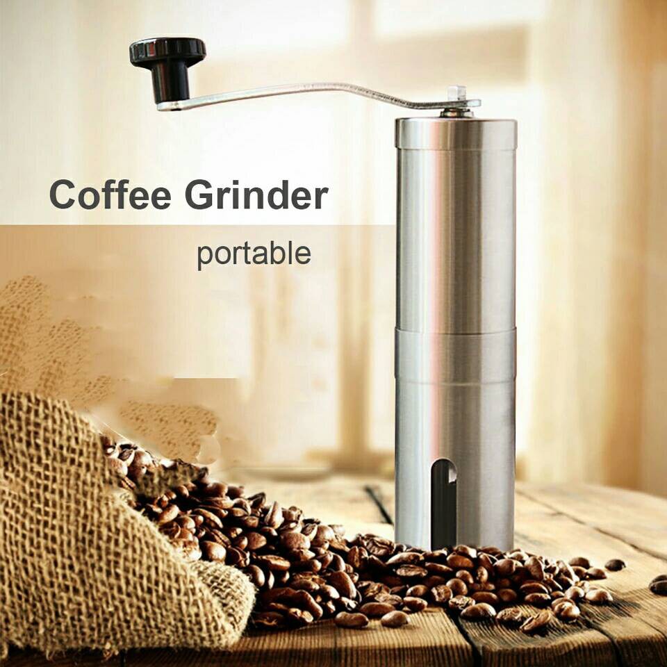 Coffee Bean Hand Grinder Maker Alat Mesin Penggiling Biji Kopi Manual gilingan