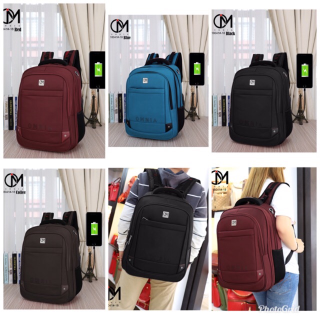 Tas ransel tas punggung pria/cewek Omnia 18068 & 18041