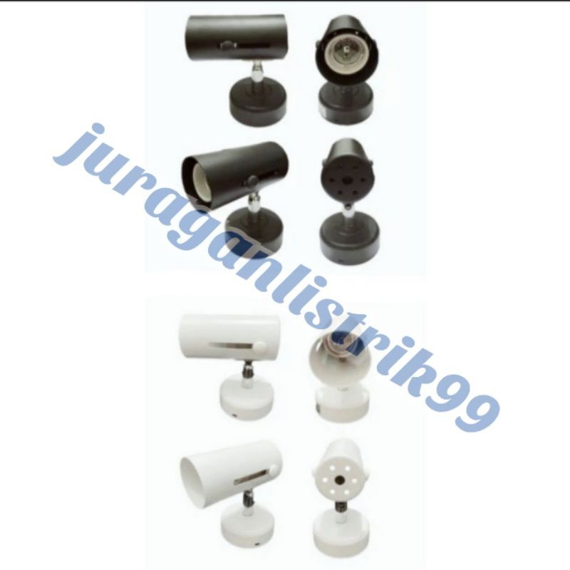 Kap Lampu Sorot Fitting E27  Kap Lampu Spotlight Fitting Ulir E27  Plafond Plafon Kap Lampu Cafe E27