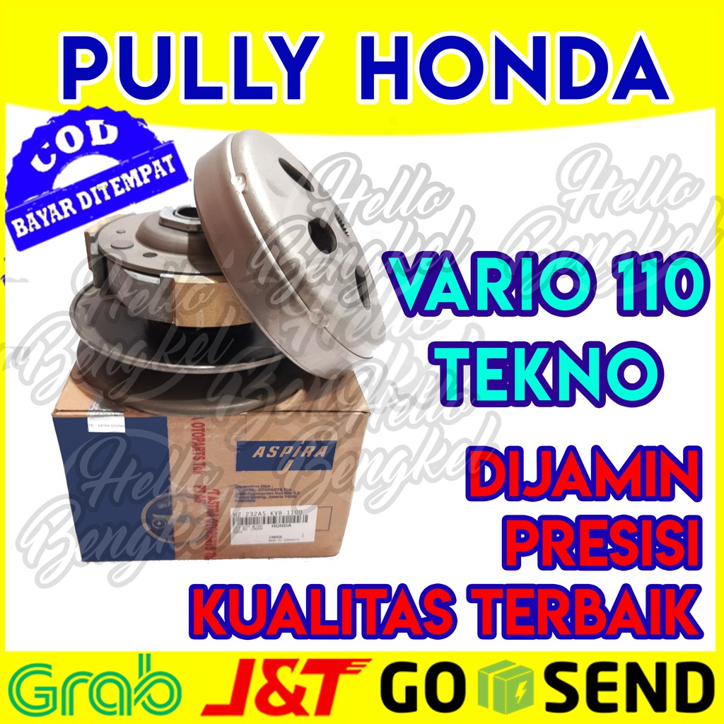 Pully vario 110 lama/ vario 110 tekno techno ORIGINAL ASPIRA set paket lengkap puly pully KVB