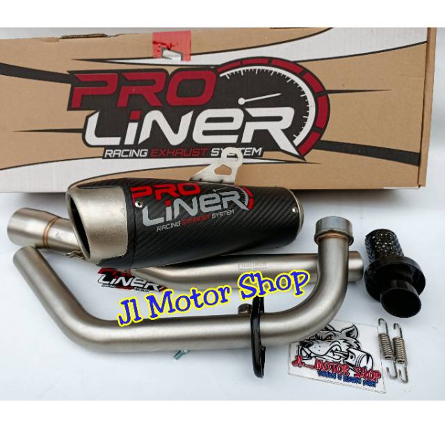 Knalpot Proliner Pro Liner TR2 TR-2 Short Long VIXION R155 - VIXION R 155 CC ORIGINAL Free DB Killer