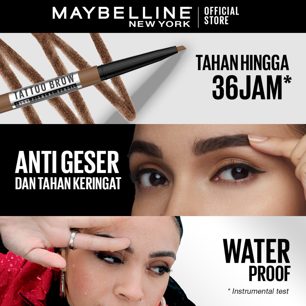 MAYBELLINE TATTOO BROW UP TO 36H PIGMENT PENCIL