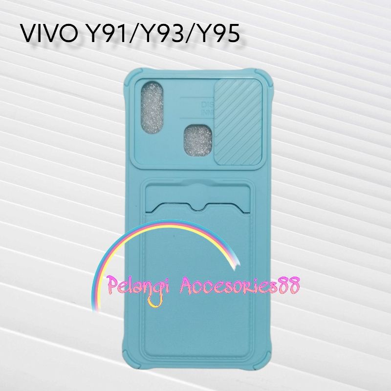 CASE VIVO Y91 / Y93 / Y95 SOFTCASE SLEDING WARNA WARNI