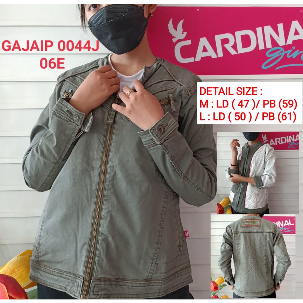 BB JKG CARDINAL GIRL JAKET KANVAS Cewek Pakaian Wanita Outerwear Distro Jaket Original!