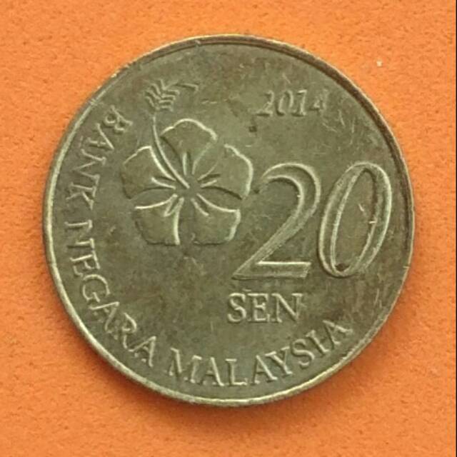 Koin Malaysia 20 Sen SP109