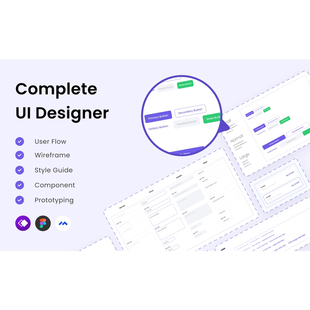 Complete UI Designer: Visual Design, Prototype, Usability Testing