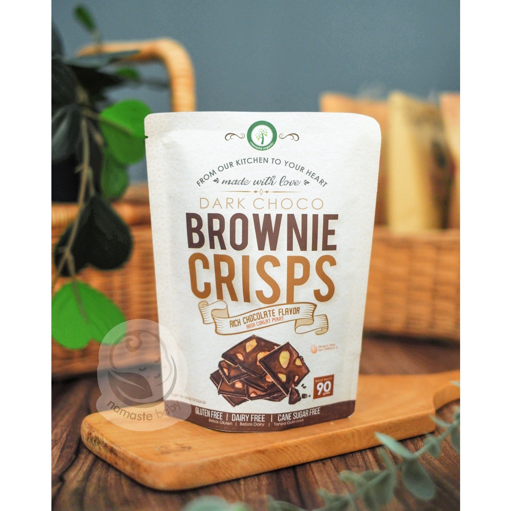 

DARK CHOCO BROWNIE CRISPS 90GR