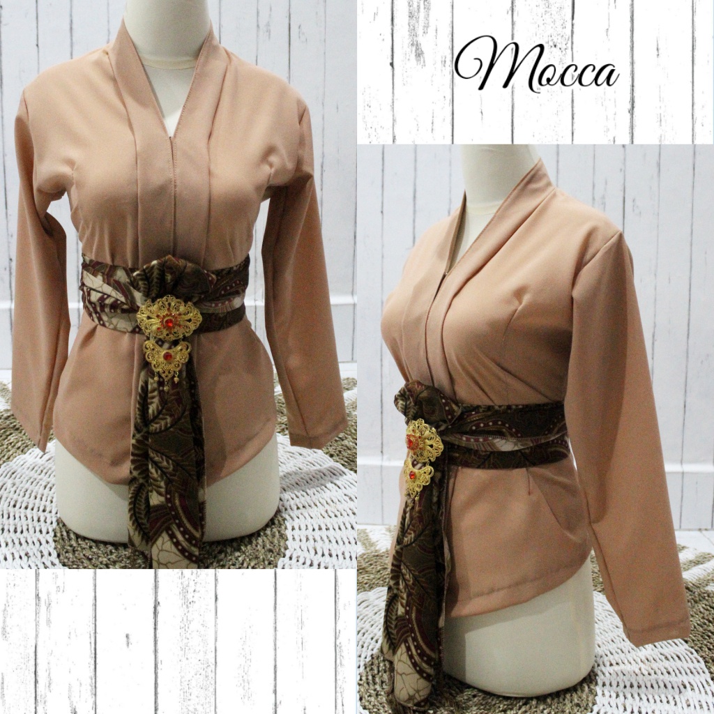 Kebaya Bali / Kebaya Kartini Polos / Kebaya Moscrepe (Soft Collection)-3