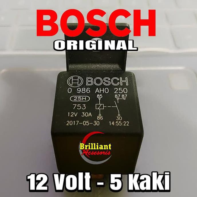 Relay Bosch 12v kaki 5