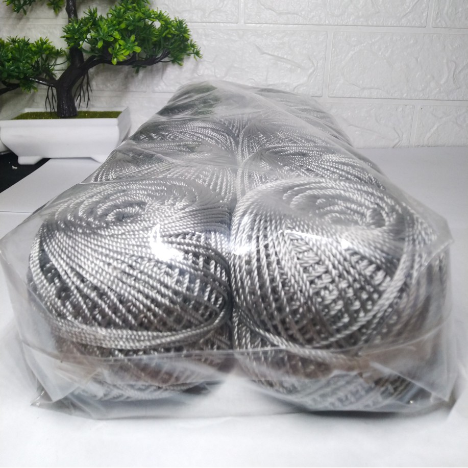 ALRAFAH - Poly Kilap 1 PAK Warna SILVER TUA / Polyester/ Polyester D27