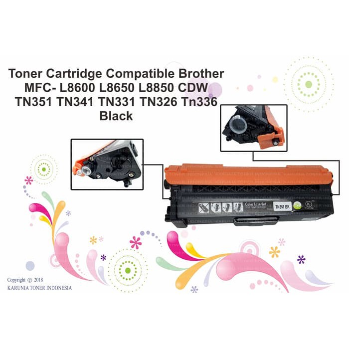 Toner Cartridge Compatible MFC-L8600 L8650 L8850 L8250CDN L8350CDW L9550CDW L8850CDW L8600CDW TN 341